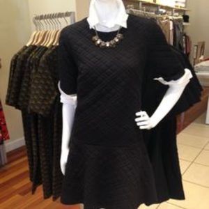 Ann Taylor LOFT Quilted LBD