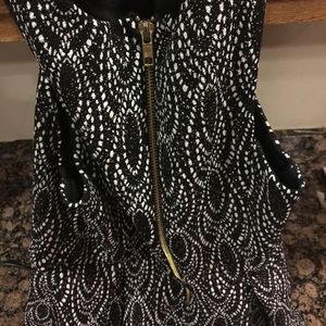 nickie lew Dresses - Beautiful black and white and gold dress nickie lew Dresses - Beautiful black and white and gold dress
