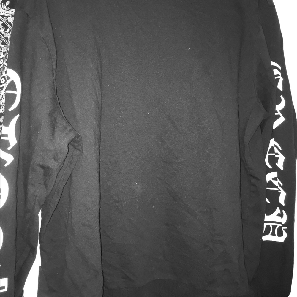 H&M Black Creep Crewneck