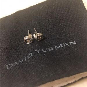 Final drop. David yurman diamon earrings