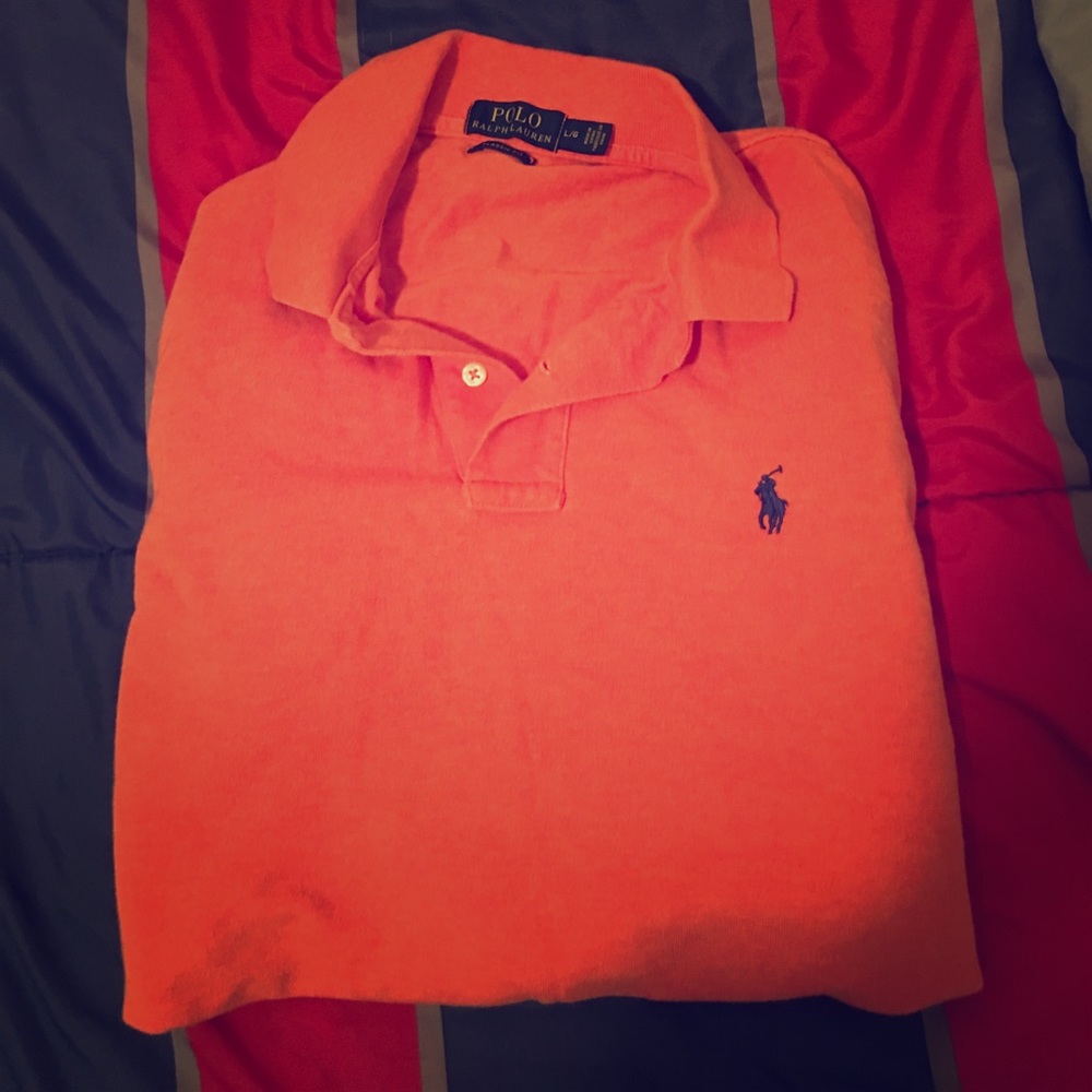 Ralph Lauren Orange Polo