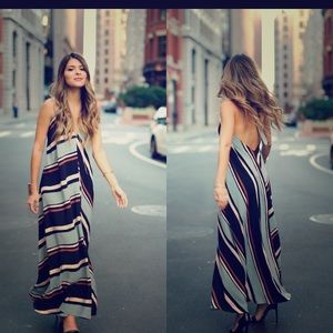 Purchased in Milan: New striped maxi dress