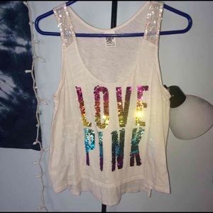 PINK bling tank