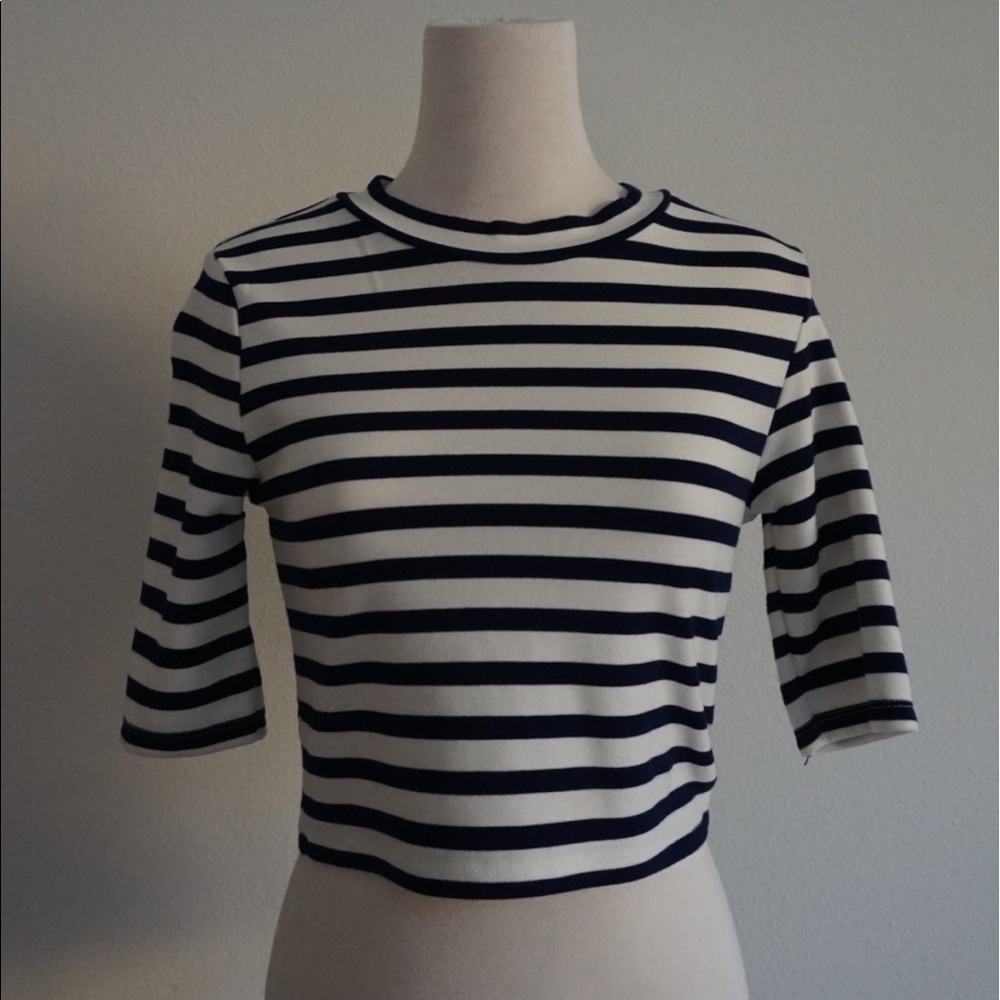 Stripe Crop Top