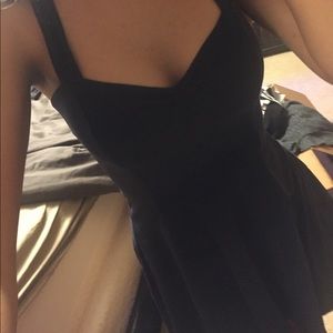 Hollister Cross Back Navy Blue Dress