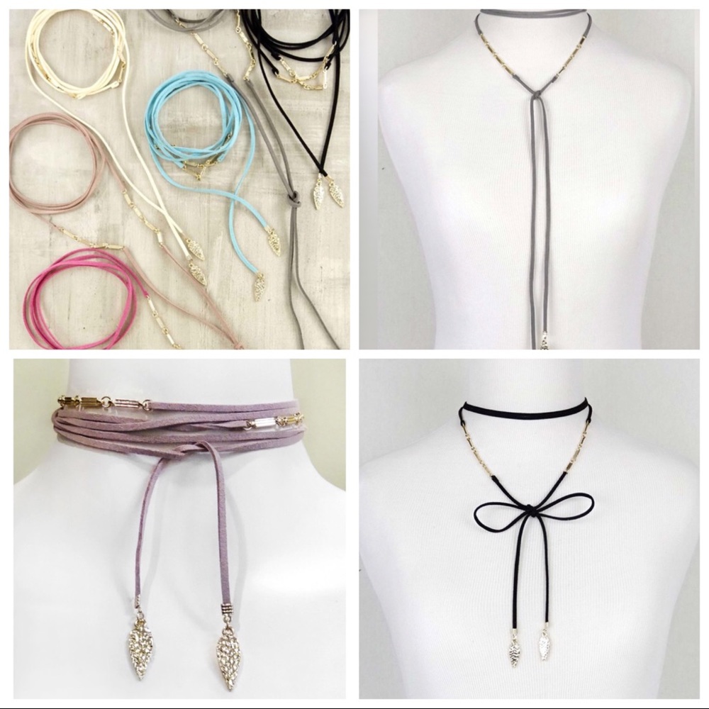 Bohemian Gypsy Boho Choker Feather Long Necklace