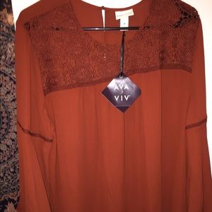 AVA & VIV Flowy Top (brand new)