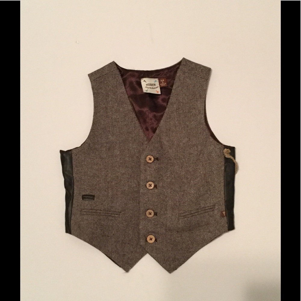 Fore Axel & Hudson Herringbone Vest