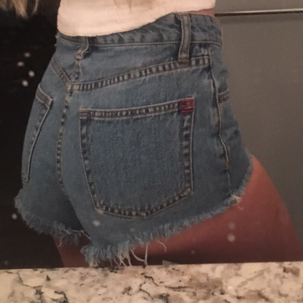 BDG cheeky denim shorts