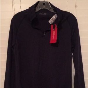 NWT Men's Mizuno Qtr Zip Running pullover, (Med)