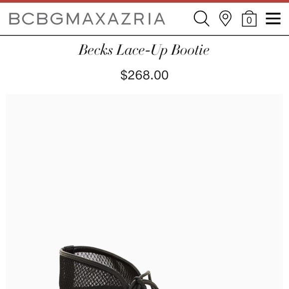 BCBG Max Azria Lace Up Bootie - Picture 3 of 3
