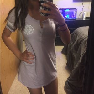 Purple and pink vs nighty dress