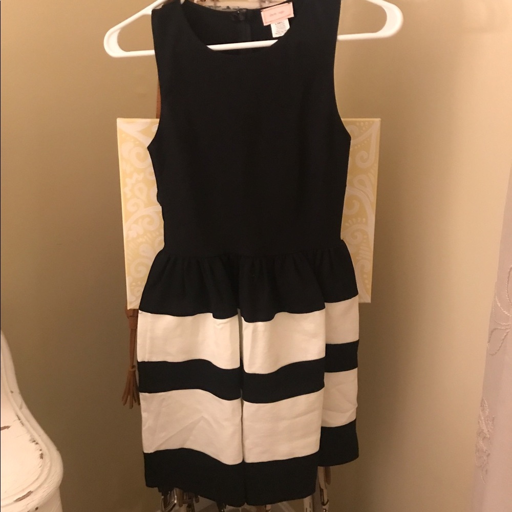 Black and White bubble dress