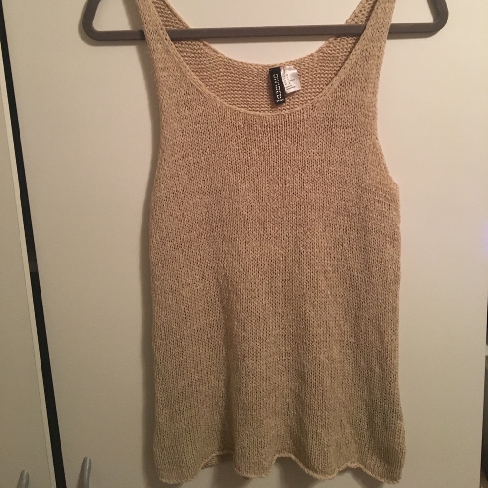 Beige Tank Top