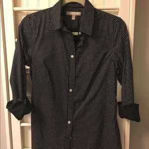 Banana Republic Black & White Blouse
