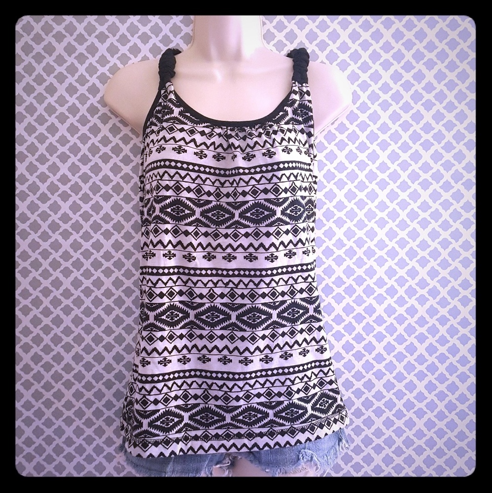 Aztec Print Tank Top