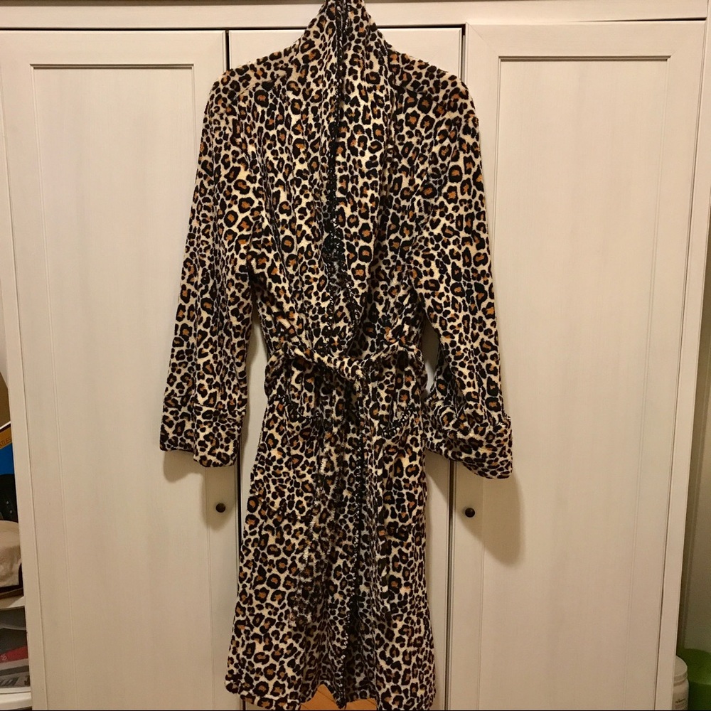 PJ Salvage Leopard Print Robe