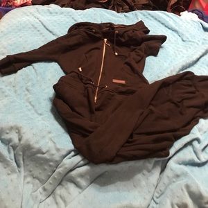 One Piece Hooded Sweatsuit