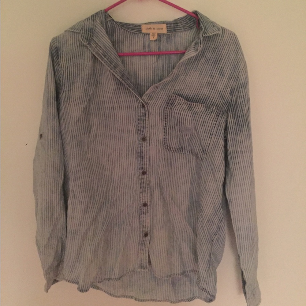 Soft Striped Blouse