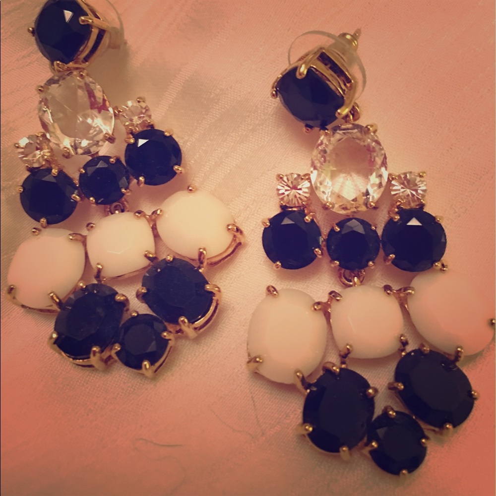Kate spade original earrings blue and white