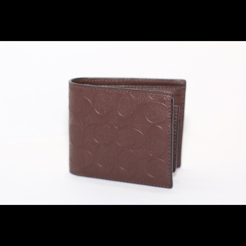SOLD!!!!COACH Sig. MENS BIFOLD WALLET NEW