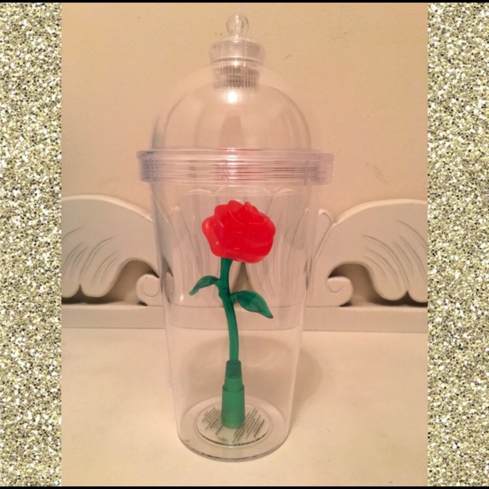 RESTOCK SOON Beauty & The Beast Enchanted Rose Cup - Picture 2 of 8