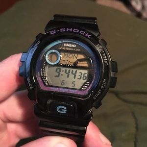 Black purple g-shock