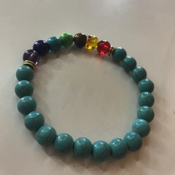 Natural healing chakra bracelet - Picture 2 of 8