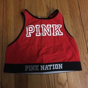 PINK sport bra!