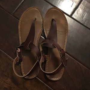 Mossimo Supply Co dark brown sandals