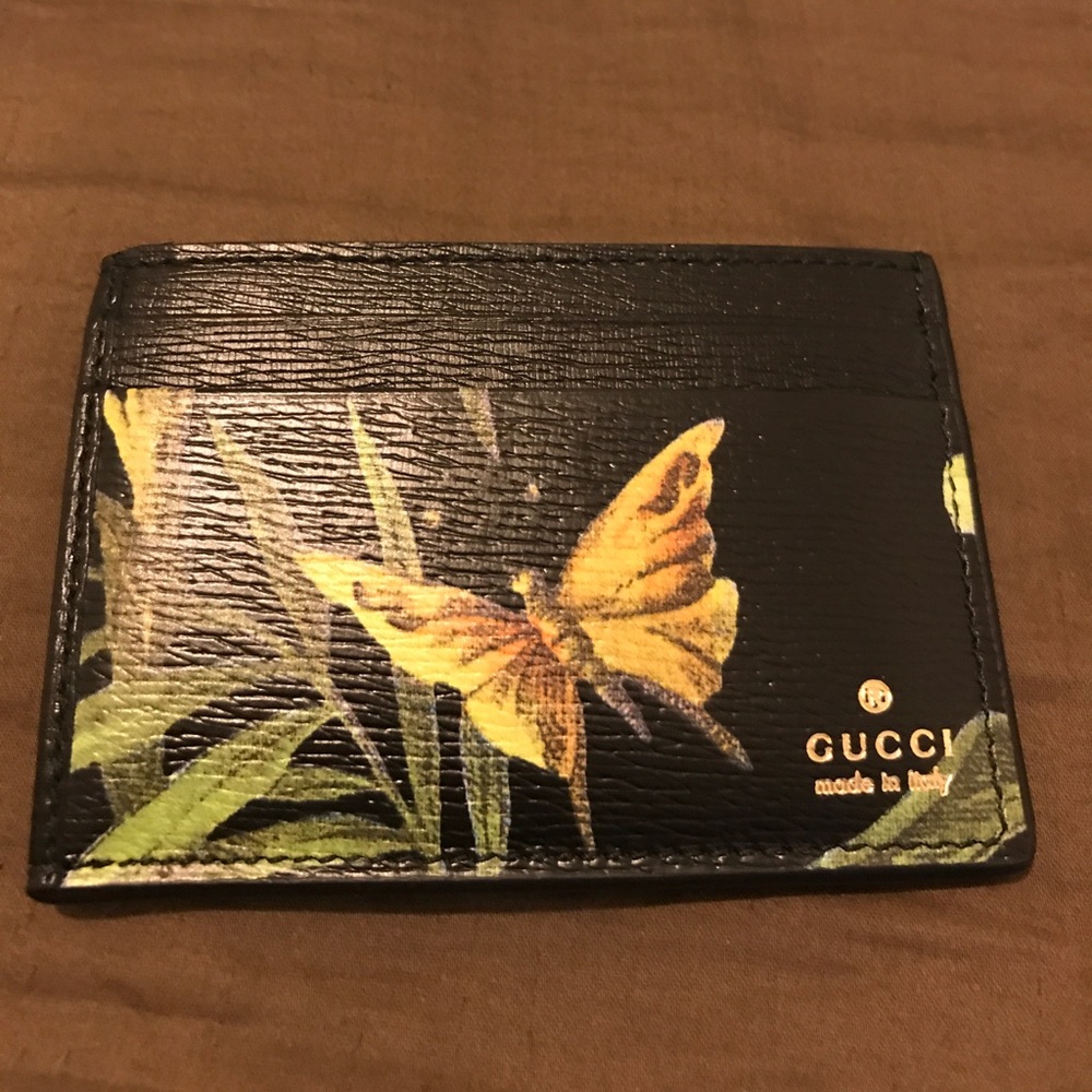 Gucci Men's Foster Shanghai Print Card Case