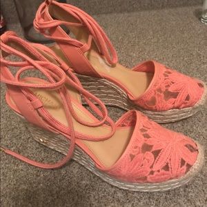 Michael Kors strapped wedges! ✨