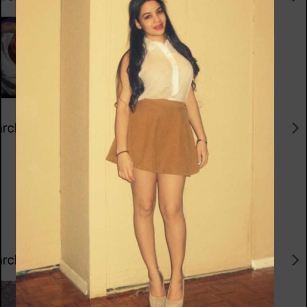 American Apparel Corduroy Circle skirt