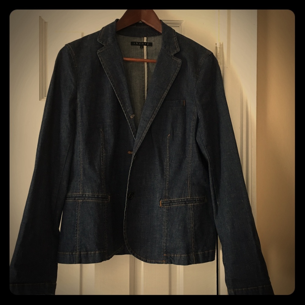 Theory Denim Blazer