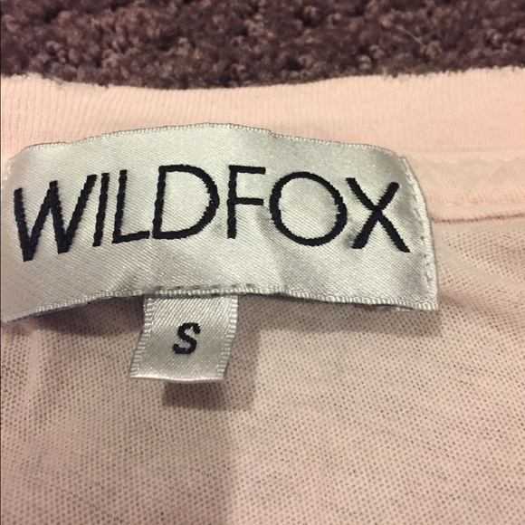 *authentic* Wildfox heart with feathers v-neck - Picture 3 of 3