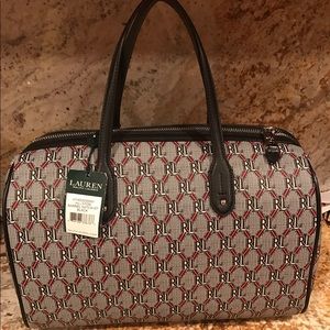 Ralph Lauren Helston Barrel Satch (Black)