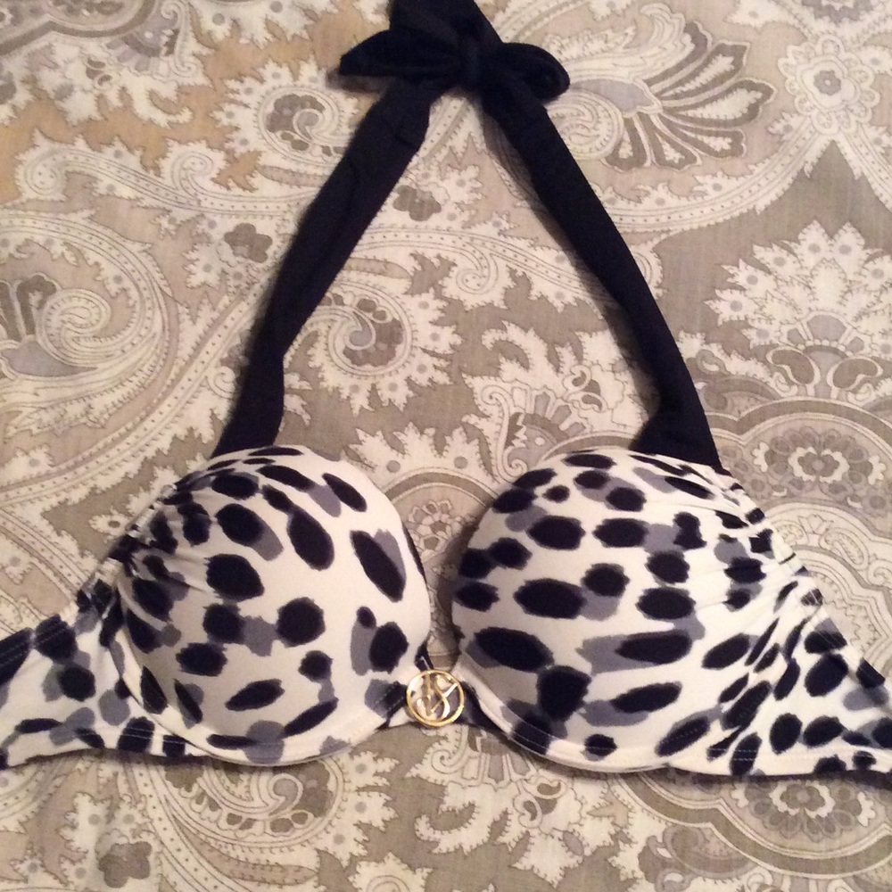 Victoria Secret - b&w push-up bikini top 32A