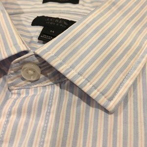 Jcrew Ludlow Dress Shirt blue/pink stripe slim