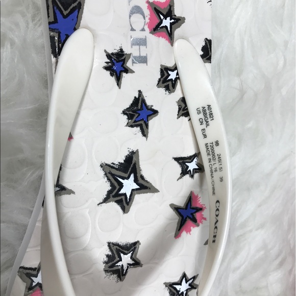 ❤️SOLD❤️ Authentic COACH SUMMER FLIP FLOPS/ 9 - Picture 6 of 6
