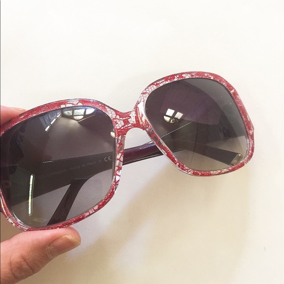 ?Sale?NWT Auth Dolce & Gabbana lace sunglasses main image 6