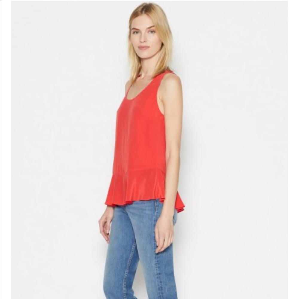 Joie Cosma Silk Top in Grenadine XS