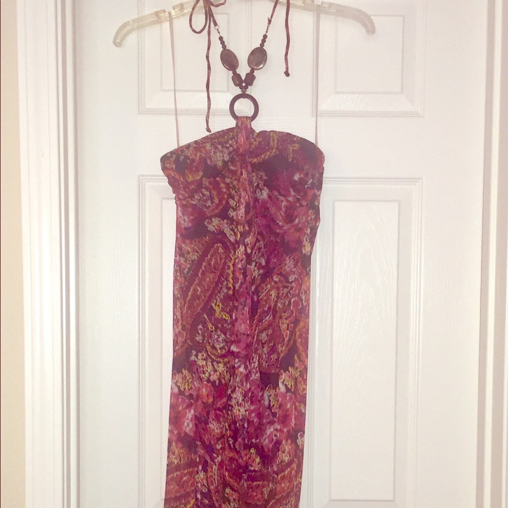 Spreckles Halter Babydoll Dress. Size Small.