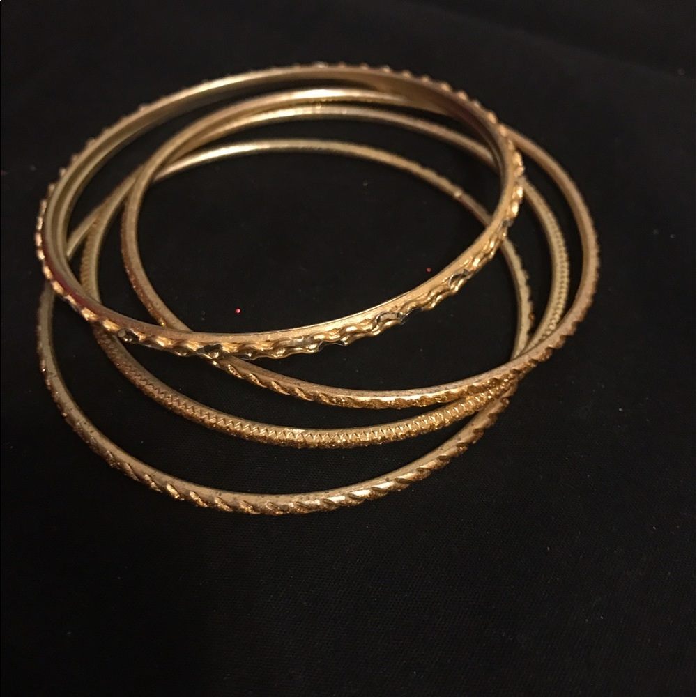 Gold bangles