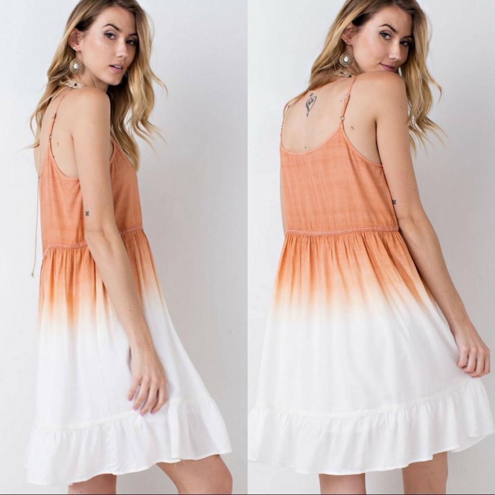 🆕Ombre Dip-Dye Cami Dress - Picture 2 of 2