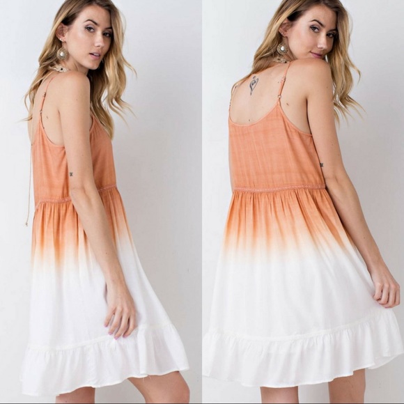 🆕Ombre Dip-Dye Cami Dress - Picture 2 of 2