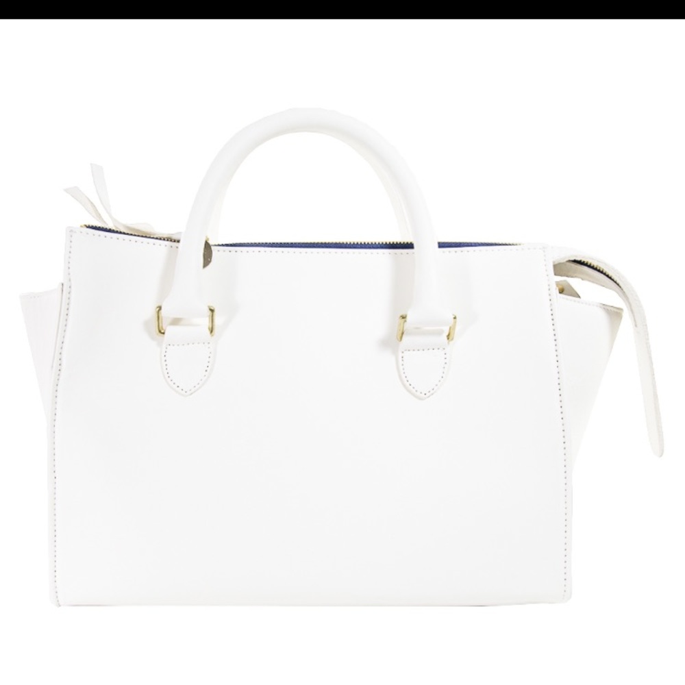 Clare V Petite Sandrine in WHITE NWT