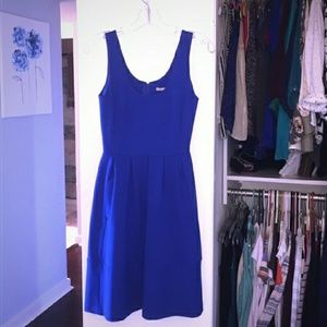 Royal blue banana republic dress