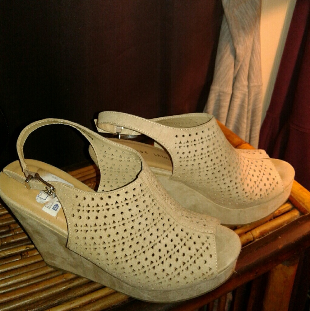 Velour Wedges