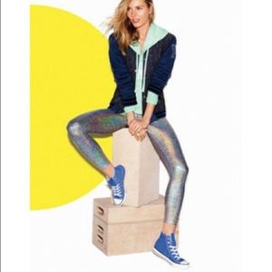 Victoria's Secret hologram tights. NWOT