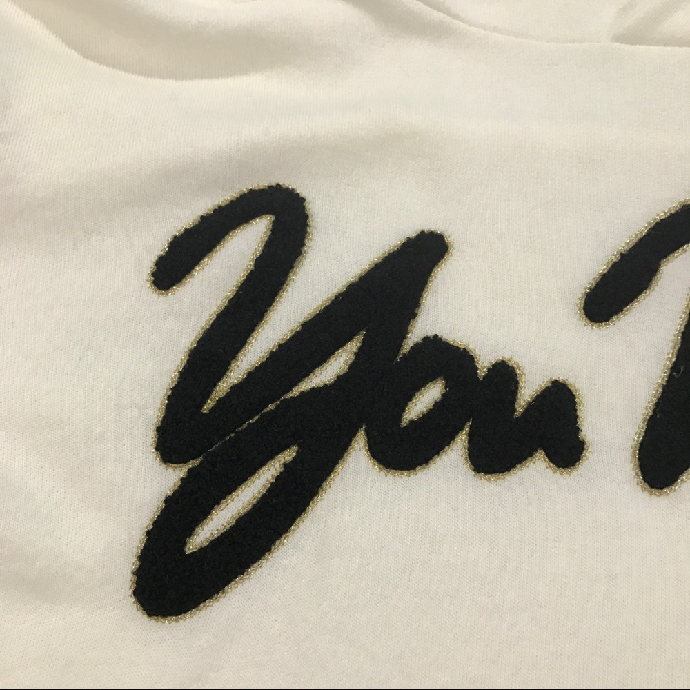 Juicy Couture "You Wish" Raw Edge Pullover - Picture 3 of 5